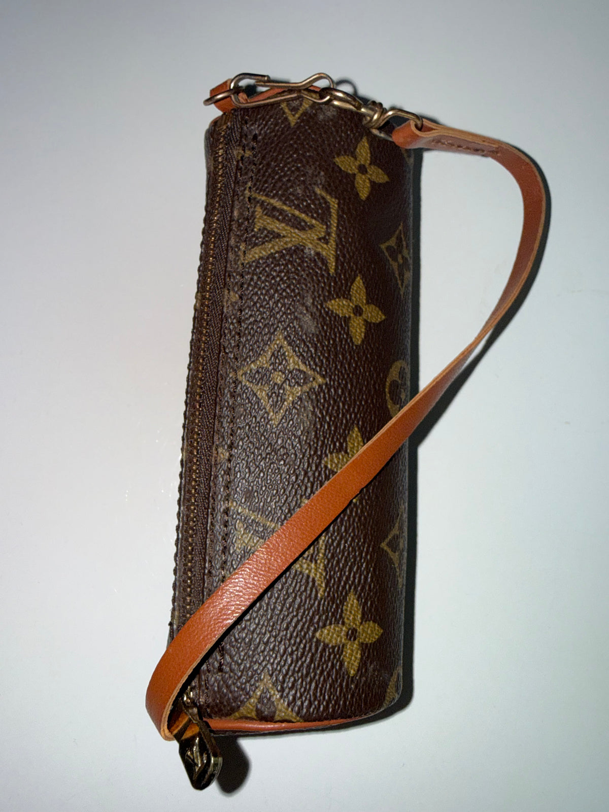 Louis Vuitton Mini Papillon Monogram Pouch Bag | Authentic Vintage