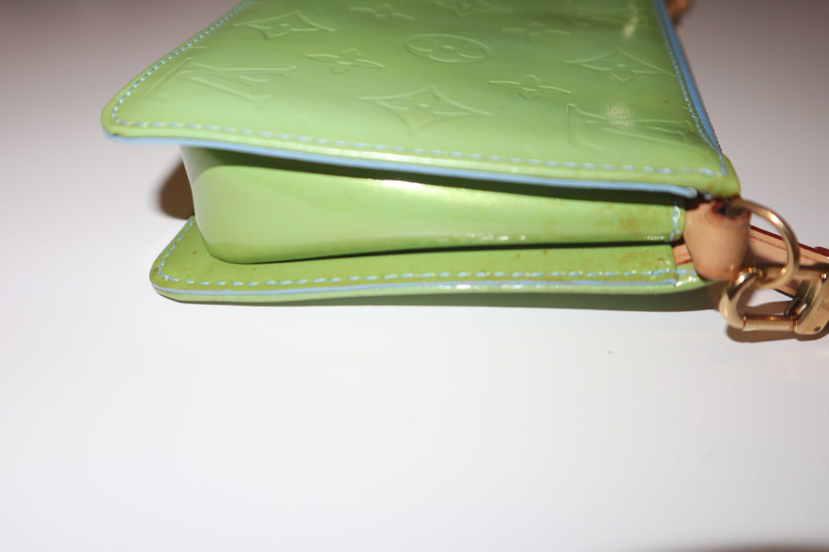 Louis Vuitton Lexington Vernis Green Pochette Bag | Authentic Vintage Y2K