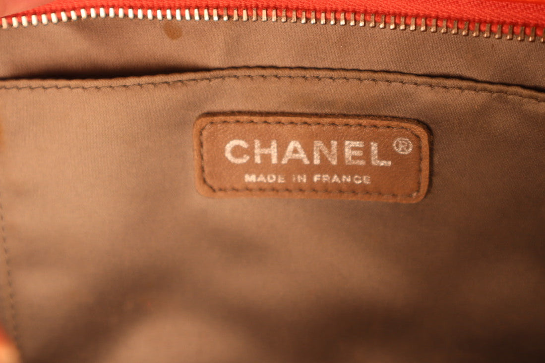 Chanel Lucky Charms Orange Patent Chain Shoulder Bag | Authentic Limited Edition