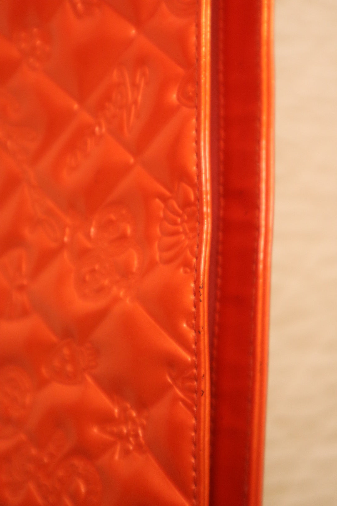 Chanel Lucky Charms Orange Patent Chain Shoulder Bag | Authentic Limited Edition